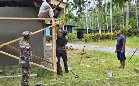 Kisah Mekias Enembe dan Harapan Rumah Layak Huni di Sabron Sari