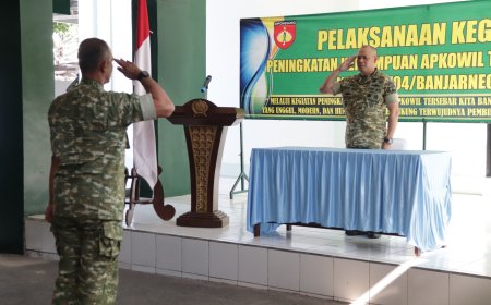 Dandim Banjarnegara Buka Kegiatan Peningkatan Kemampuan Apkowil Tersebar TA 2026