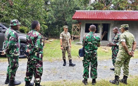Dandim Jayapura Tinjau TMMD ke-130, Pembangunan RTLH Capai 90 Persen