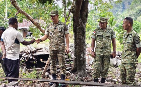 Pererat Kemanunggalan TNI dan Rakyat, Dandim 1701/Jayapura Jalin Komunikasi Langsung dengan Warga