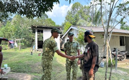 Program NOKEN Yonif TP 814/JZA: Pererat Silaturahmi dan Kemanunggalan TNI-Warga di SP 2 Yapsi