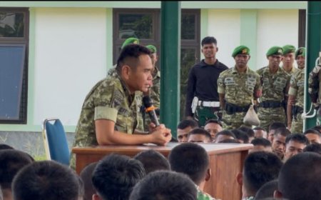 Yonif TP 809/NTM Gelar Apel Pagi dan Jam Komandan, Tingkatkan Semangat serta Profesionalisme Prajurit