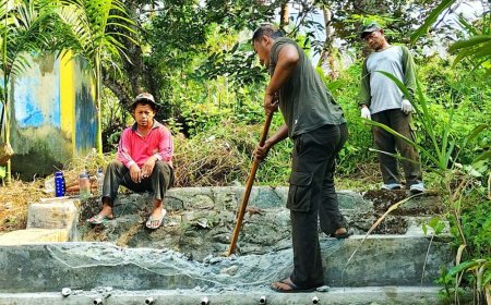 Satgas TMMD ke-130 Kodim 1701/Jayapura Percepat Revitalisasi Bak Air Bersih di Sabron Sari