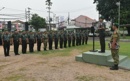 Dandim 0712/Tegal Pimpin Apel Danramil dan Babinsa, Tekankan Disiplin dan Profesionalisme