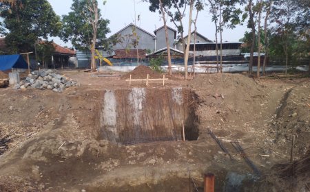Kodim 0712/Tegal Bangun Jembatan Merah Putih di Kali Siti Lumingser, Buka Akses Lahan Pertanian Warga