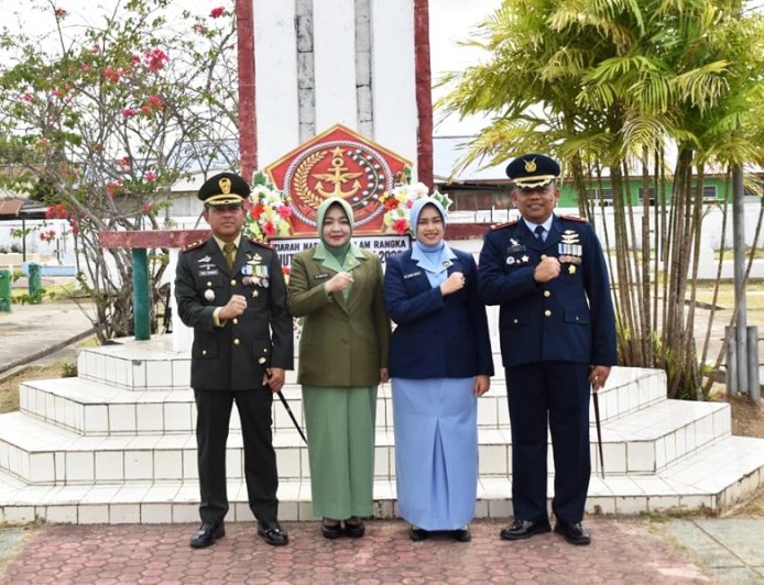 Ziarah Nasional HUT ke-81 TNI: Prajurit di Merauke Kobarkan Semangat Juang dan Pengabdian Kepada Bangsa