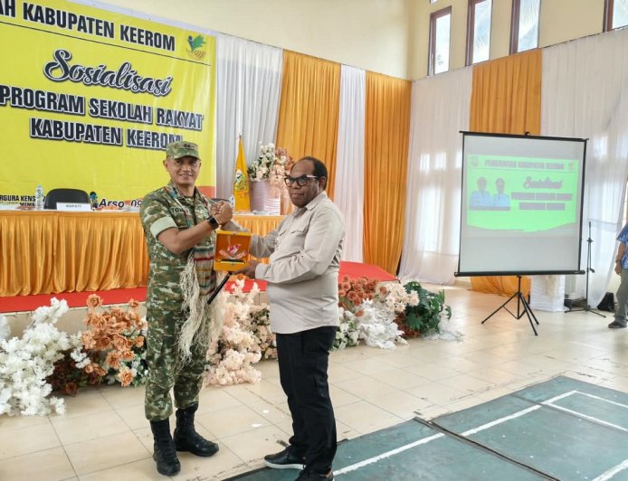 Perluas Akses Pendidikan Kodim 1701/Jayapura Siap Kawal Persiapan Sekolah Rakyat di Keerom