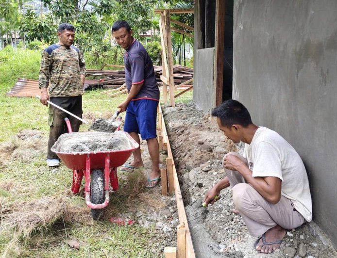 Satgas TMMD ke-130 Percepat Rehabilitasi RTLH di Sentani Barat