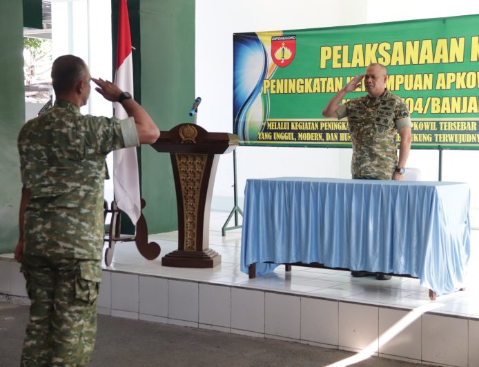 Dandim Banjarnegara Buka Kegiatan Peningkatan Kemampuan Apkowil Tersebar TA 2026
