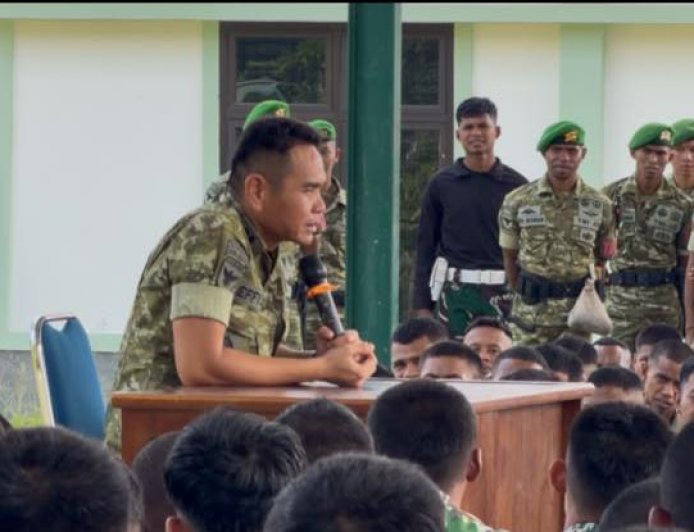 Yonif TP 809/NTM Gelar Apel Pagi dan Jam Komandan, Tingkatkan Semangat serta Profesionalisme Prajurit