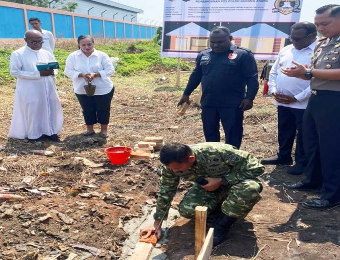 Sinergitas TNI-Polri dan Pemda, Pembangunan Pos Polisi Gudang Arang Diharapkan Perkuat Keamanan Masyarakat