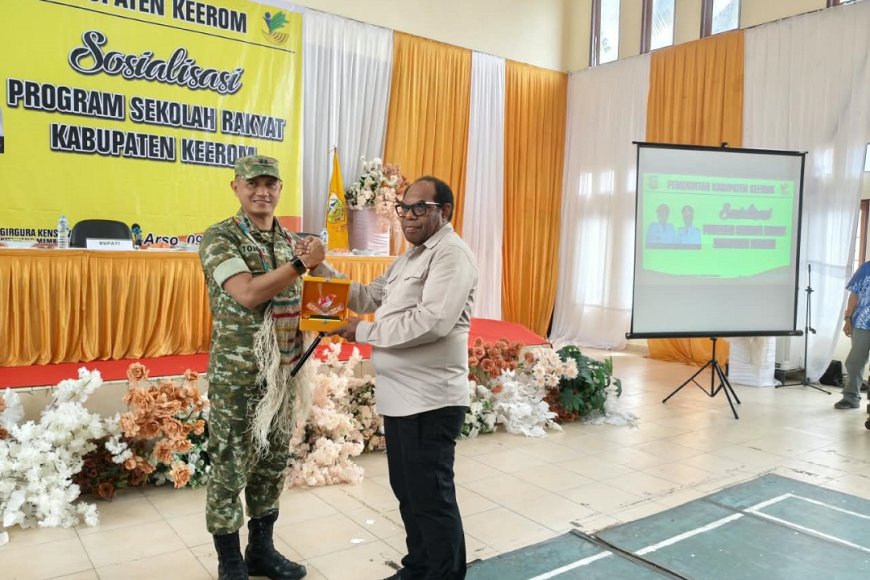 Perluas Akses Pendidikan Kodim 1701/Jayapura Siap Kawal Persiapan Sekolah Rakyat di Keerom