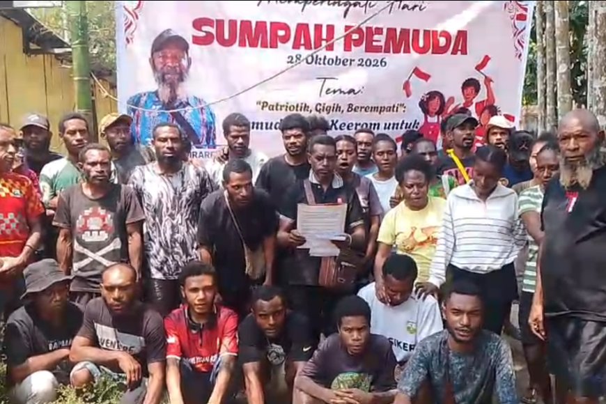 Peringati Hari Sumpah Pemuda, Kepala Suku Skanto Ajak Generasi Muda Jaga Persatuan dan Ikrar Setia NKRI