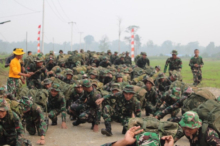 Tradisi Korps Raport Yonif TP 820/DAAI Tekankan Disiplin dan Tanggung Jawab Prajurit