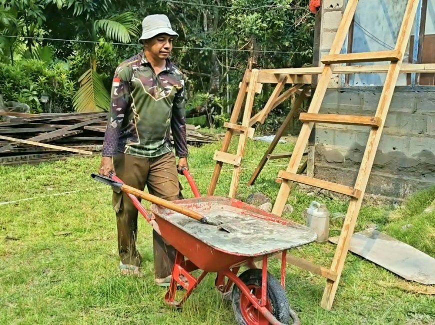Kapten Enos Furima: Rehabilitasi Rumah Warga Harus Mengutamakan Kualitas