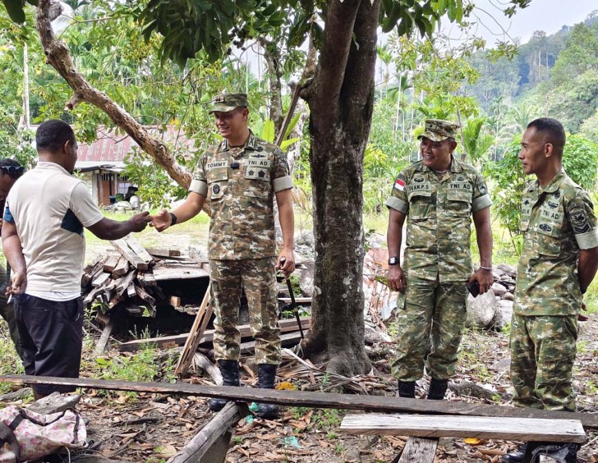 Pererat Kemanunggalan TNI dan Rakyat, Dandim 1701/Jayapura Jalin Komunikasi Langsung dengan Warga