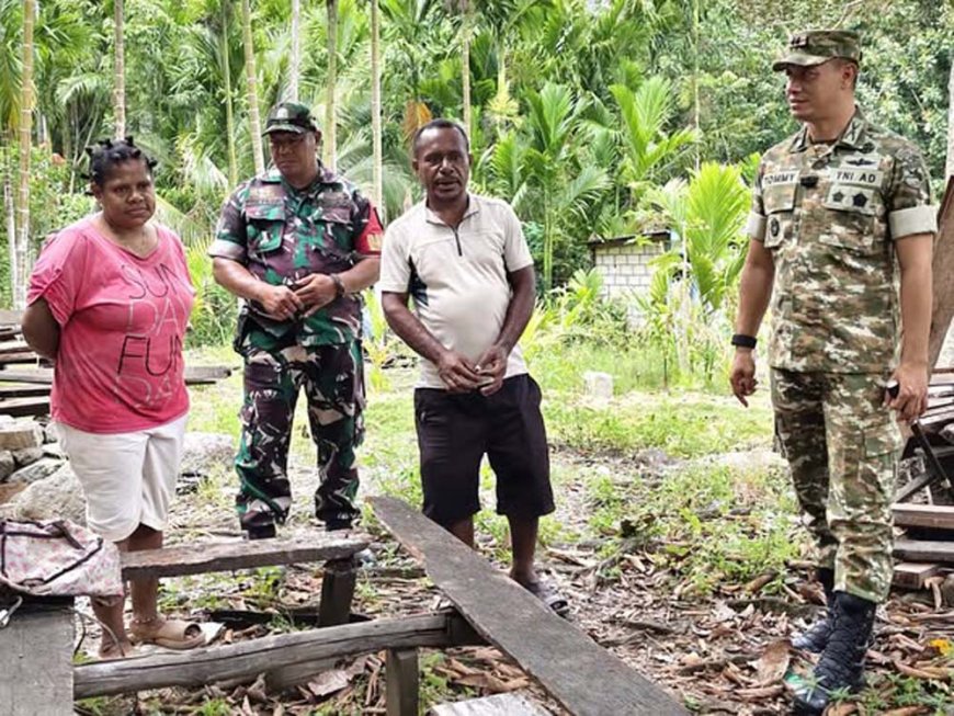 Warga Dusun Mulia Sampaikan Harapan Rumah Sementara dan Lapangan Voli kepada Dandim
