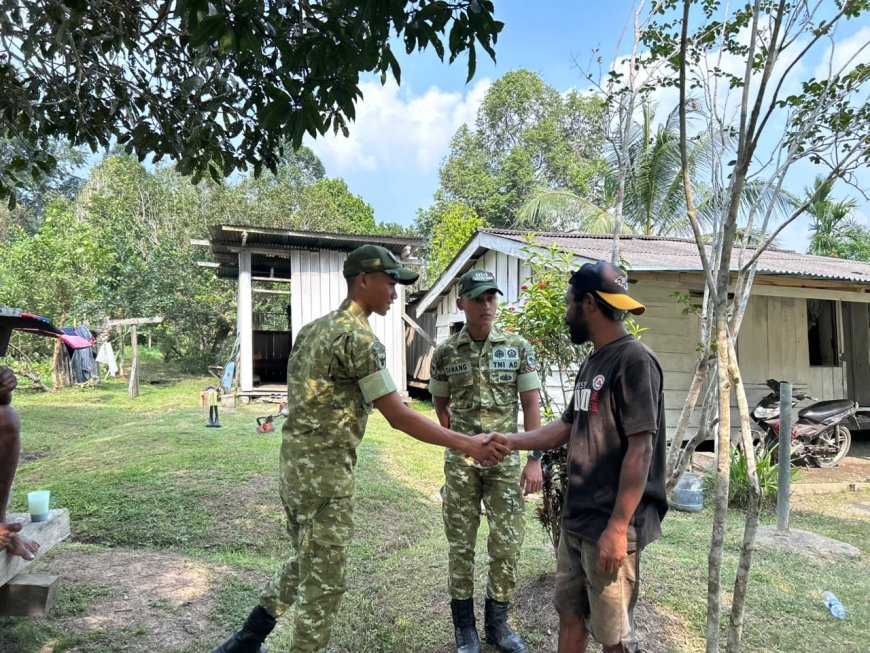 Program NOKEN Yonif TP 814/JZA: Pererat Silaturahmi dan Kemanunggalan TNI-Warga di SP 2 Yapsi