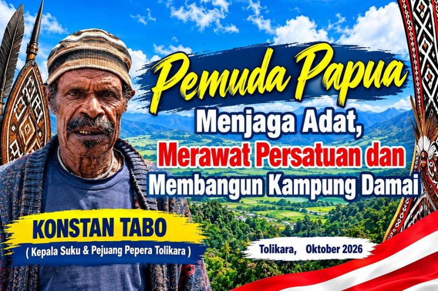 Deklarasi Pemuda Papua Damai: Pemuda Tolikara Komitmen Setia Pancasila, Jaga Adat dan Budaya