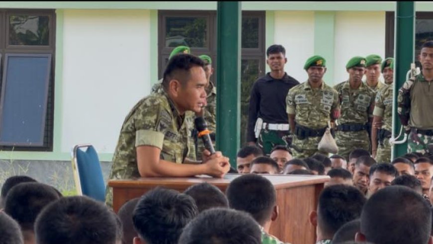 Yonif TP 809/NTM Gelar Apel Pagi dan Jam Komandan, Tingkatkan Semangat serta Profesionalisme Prajurit