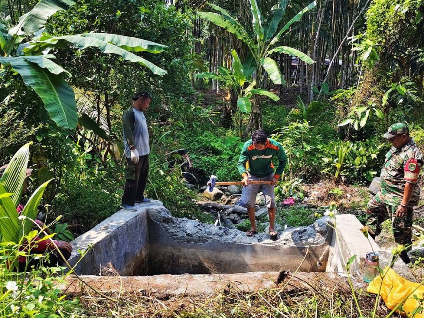 TMMD ke-130 Kodim Jayapura Fokus Perbaikan Sarana Air Bersih bagi Masyarakat Sabron Sari