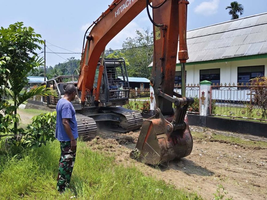 Utamakan Kualitas, Satgas TMMD Kodim Jayapura Kawal Pekerjaan Pengemburan Jalan