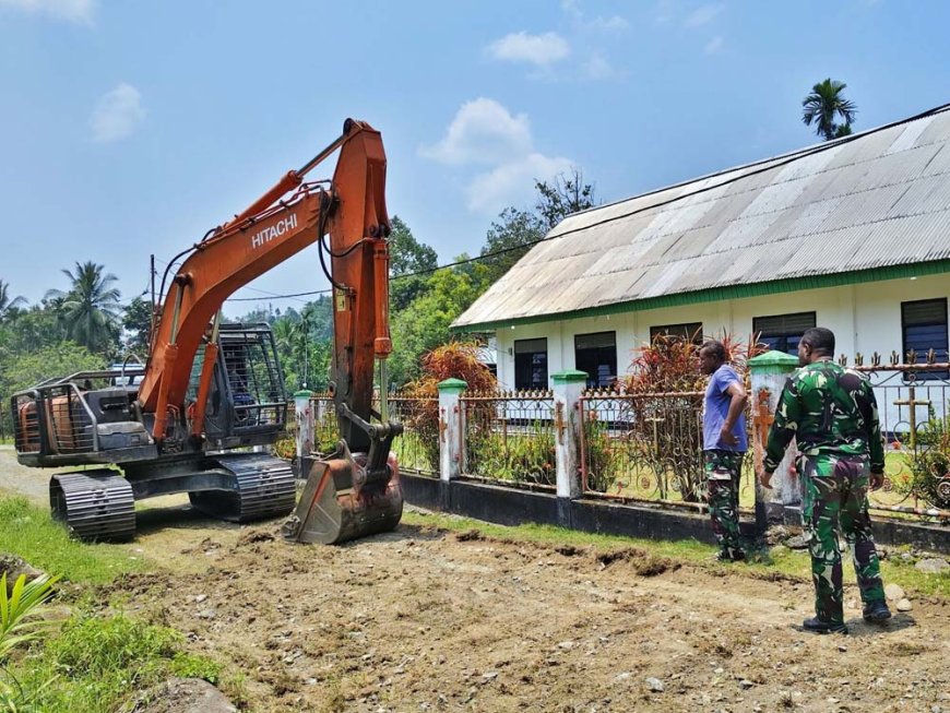 TMMD ke-130 Dorong Pemerataan Pembangunan Infrastruktur di Kabupaten Jayapura