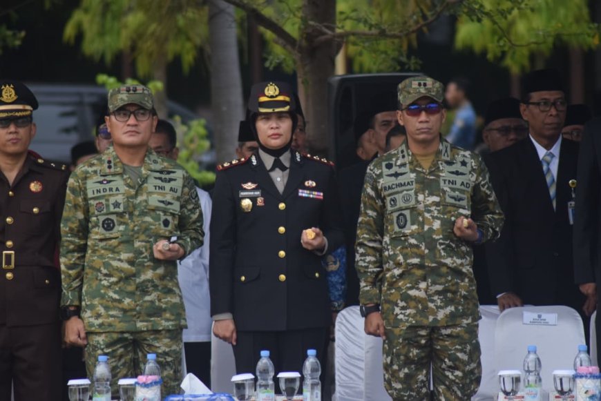 Dandim 0712/Tegal Hadiri Upacara Peringatan Hari Sumpah Pemuda Ke-98 Tingkat Provinsi Jawa Tengah di Kabupaten Tegal