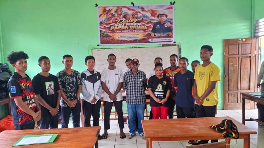 Peringati Sumpah Pemuda, Kepala Suku Hubla Bersama Pemuda Yahukimo Gelar Deklarasi Papua Damai dan Bagikan Sembako