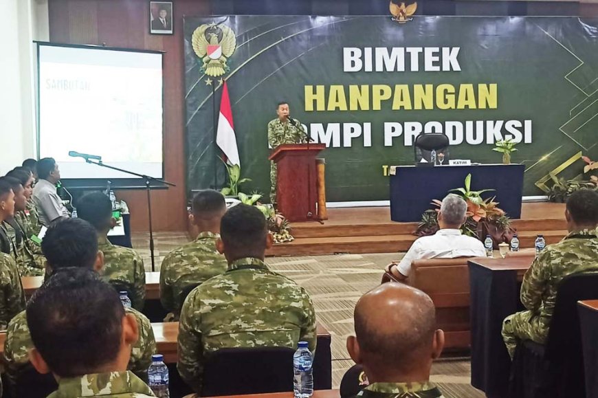 Tingkatkan Ketahanan Pangan, TNI AD Buka Bimbingan Teknis Kompi Produksi TA 2026 di Merauke