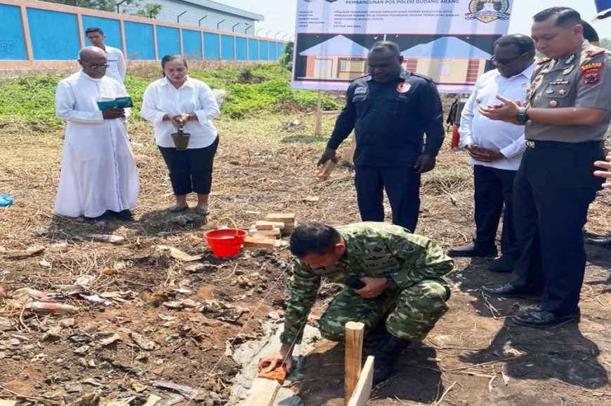 Sinergitas TNI-Polri dan Pemda, Pembangunan Pos Polisi Gudang Arang Diharapkan Perkuat Keamanan Masyarakat